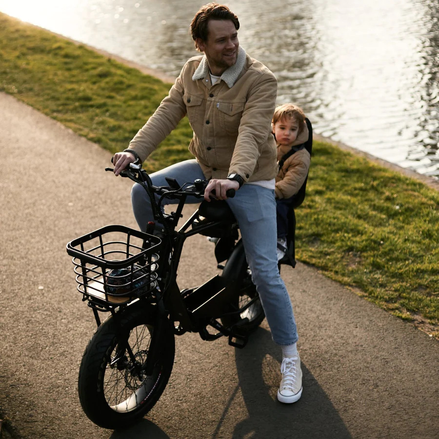 Phatfour e-bike met kinderzitje